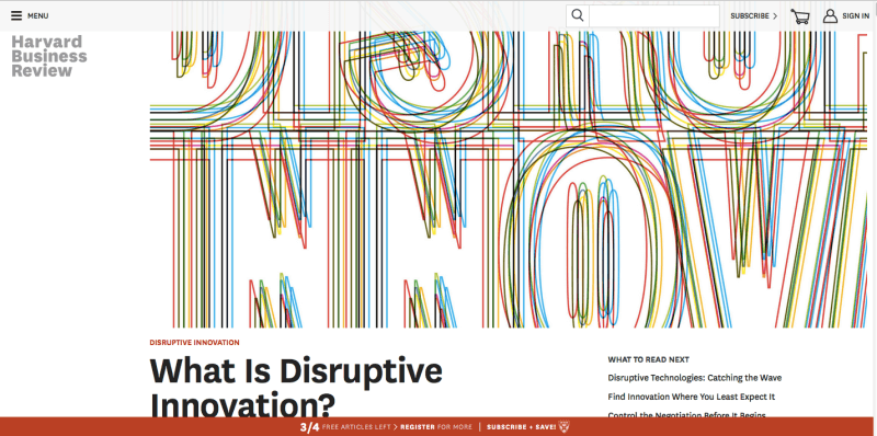 Wie können Unternehmen “disruptive Innovation” intern abbilden?